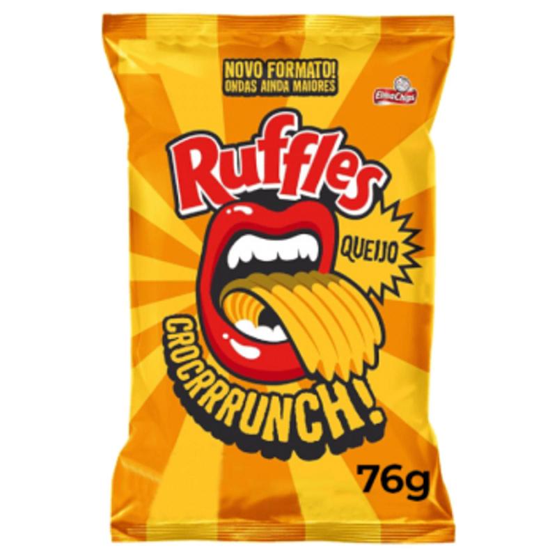 Salgadinho Ruffles Sabores Elma Chips 76g Caixa 10 Unidades