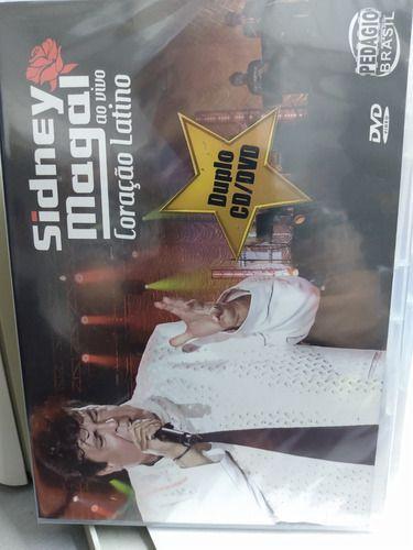 Sidney Magal Coracao Latino Ao Vivo Kit Dvd Cd Aguia Music No