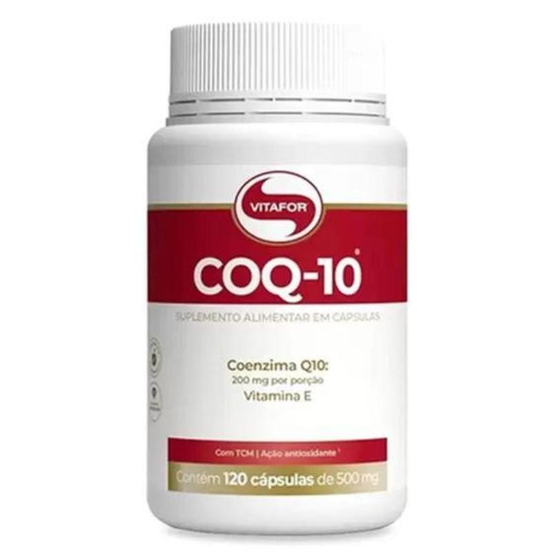 Suplemento em cápsulas Vitafor COQ 10 coenzima q10 em pote 120 caps