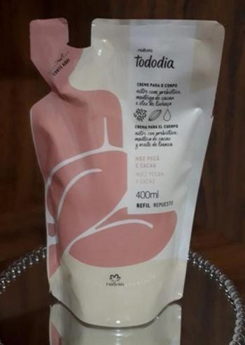 Tododia Refil Hidratante Noz Pec E Cacau Creme Para O Corpo Natura