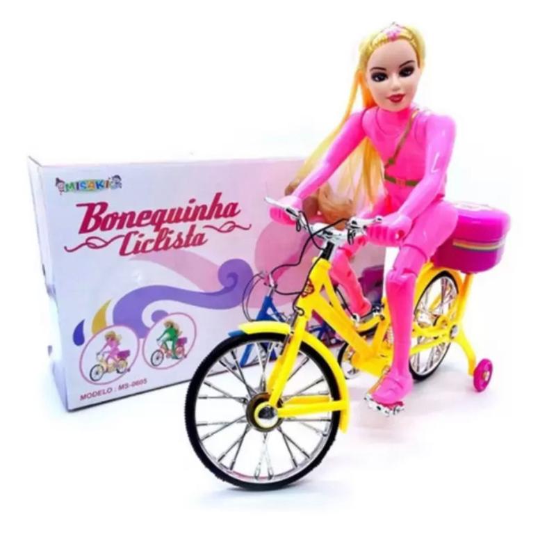 Boneca Tipo Barbie Com Roupa e Acessórios Brinquedo Infantil - Kids Think  big - Boneca Barbie - Magazine Luiza