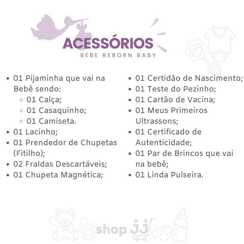 Bebê Reborn Menina Boneca Lolita Pode Dar Banho E Mamadeira - ShopJJ -  Brinquedos, Bebe Reborn e Utilidades