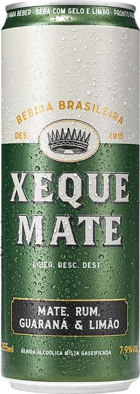 Xeque Mate Rum, Mate, Guaraná & Limão Pack C/12 Latas 355ml