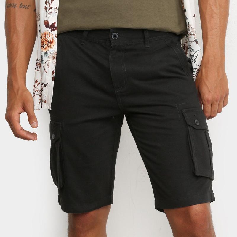 Bermuda Masculina Wrangler Cargo Caqui Escuro - Ref Wm6511ma  Jm