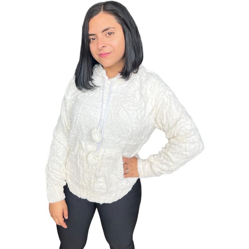 Blusa De Frio Feminina Fechada Pelinho Casaco Felpudo Insta