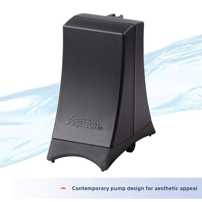 Bomba De Ar Aqueon QuietFlow 10 - Para Aquários 7 A 10 Litros - Design Vertical Antitorção