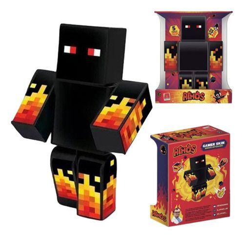 Boneco Minecraft Figura Vinil Articulado Brinquedo Infantil