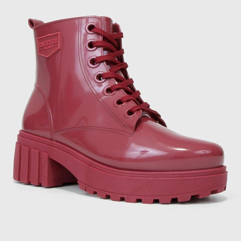 coturno colcci verniz