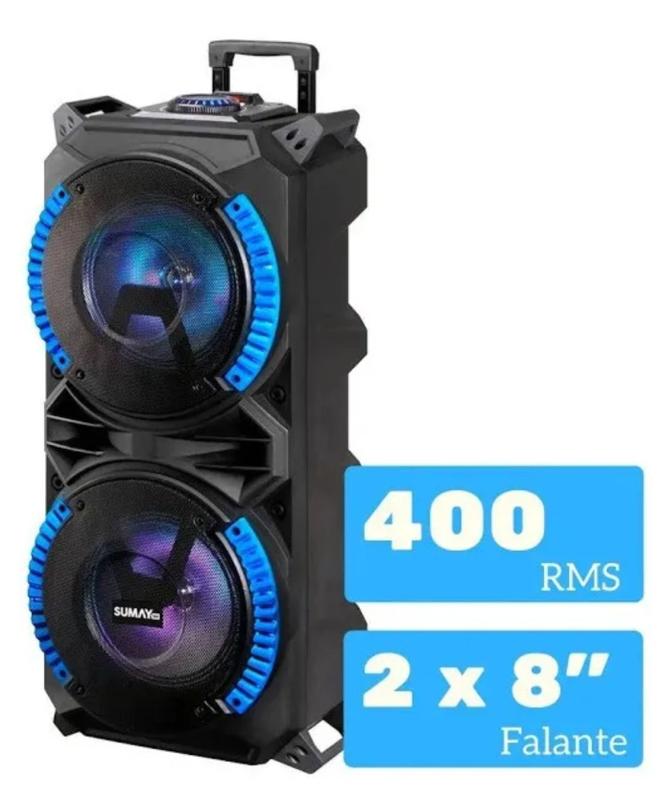 CAIXA DE SOM KARAOKE SPEAKER 20W C/ MICROFONE KTS - COD-KTS-1687 - Mais  Eletrônicos - Distribuidora