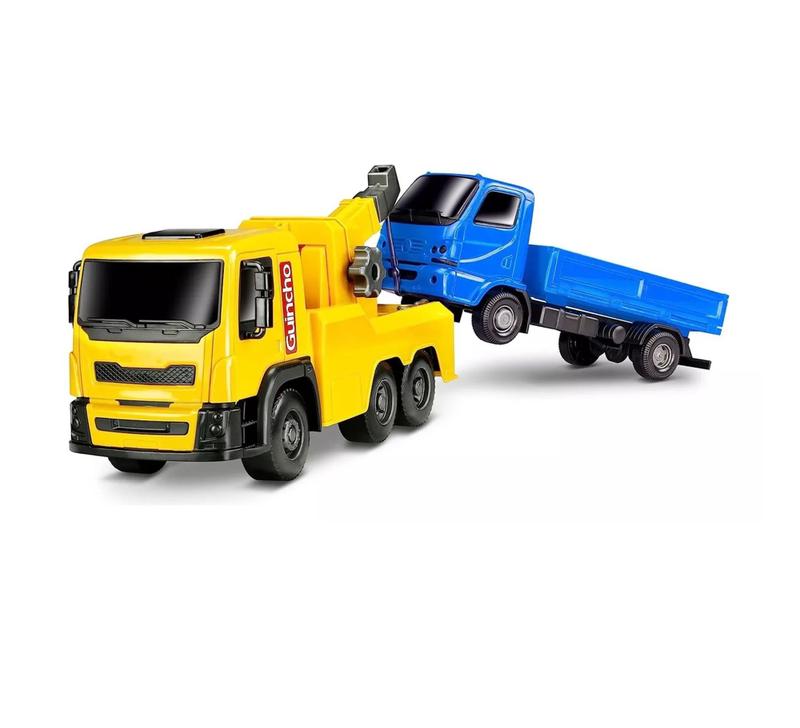 Caminhão Carreta De Brinquedo Iveco Hi-way Tora De Madeira - R$ 61,5