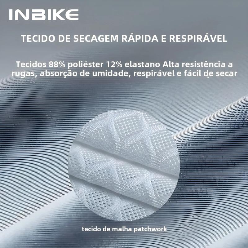 Camisa De Ciclismo INBIKE Manga Longa - Leve E Respirável Com 3 Bolsos