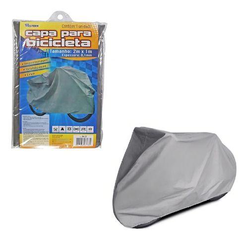 Capa Chuva Bicicleta Maveek 190T - 200x110x70cm | Impermeável Com Bolsa