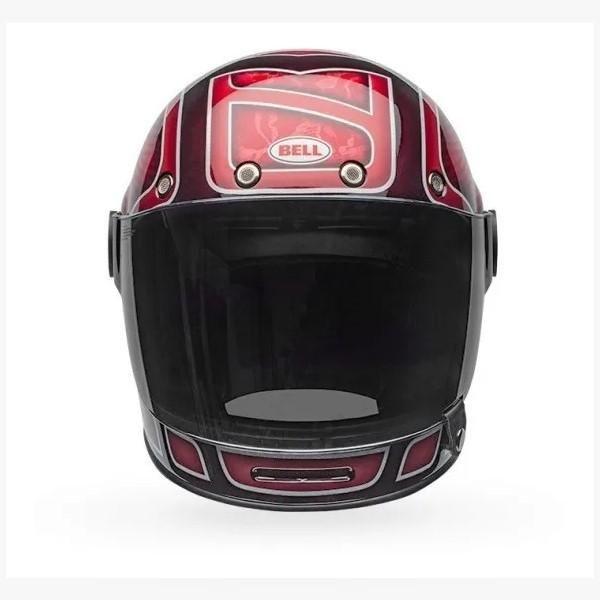 251 ls2 helmet LS2 Challenger II Viper Helmet - Grey/Red