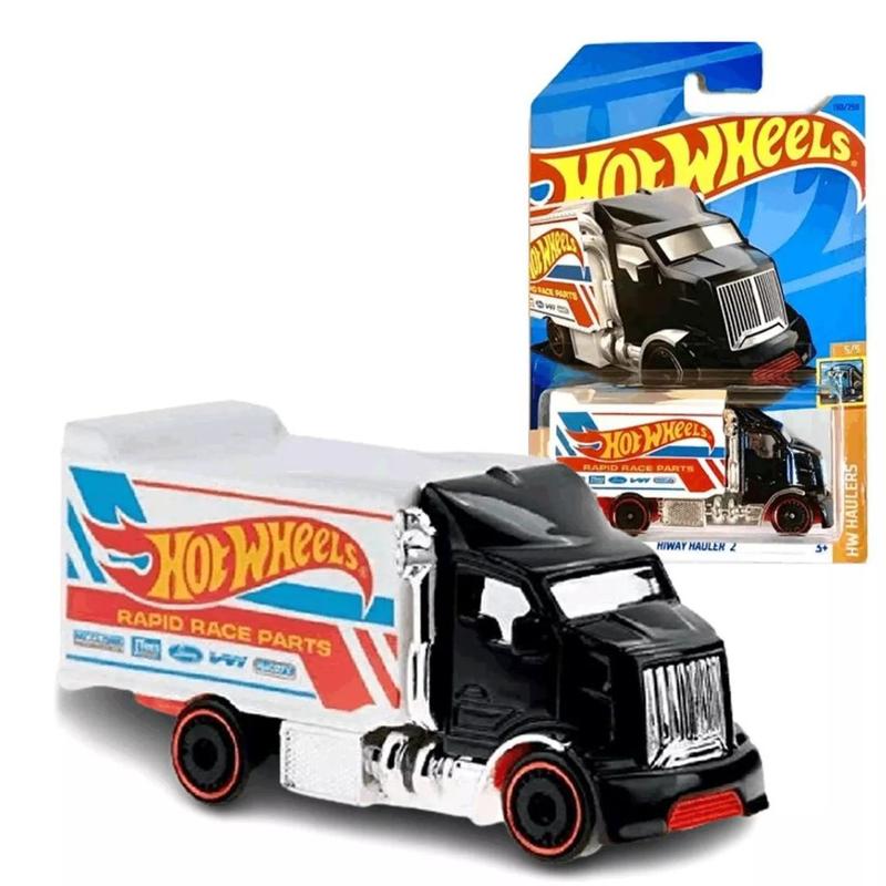 Hot Wheels Hiway Hauler 2 – HW Haulers 5/5, Transporter Mit Rapid Race Parts, Mattel 2023