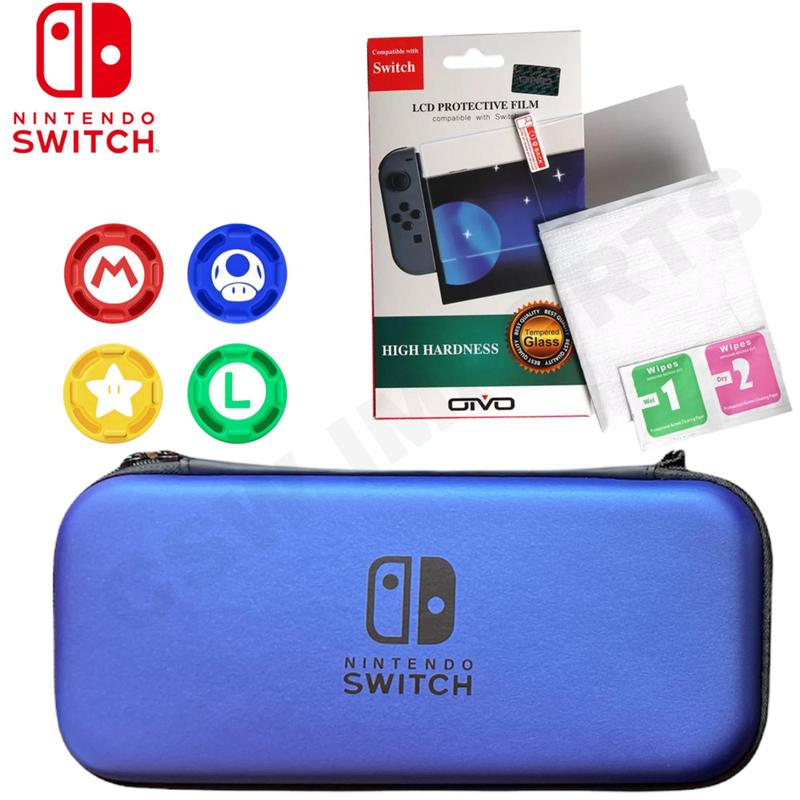 Estojo Case Nintendo Switch Lite Jogo Acessórios + Pelicula - T&Z/Feir - Jogos  Nintendo Switch - Magazine Luiza