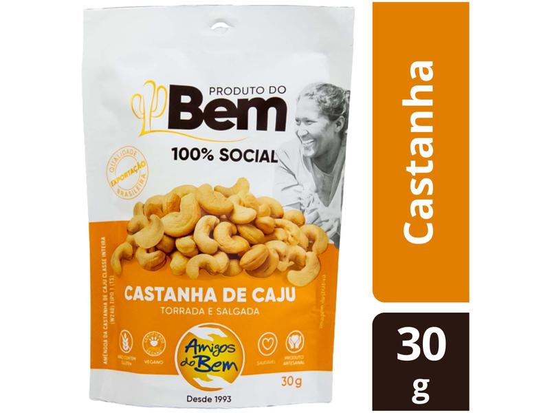 CASTANHA DO BEM CAJU 30G SACHE