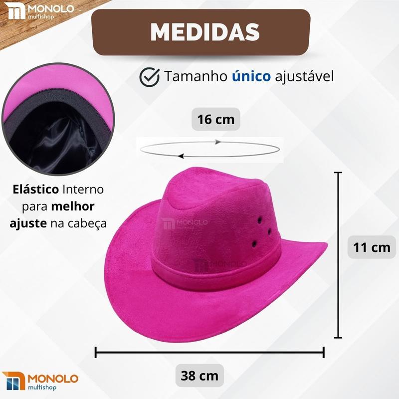 Chapéu Country Ana Castela Peão Boiadeiro Americano Sertanejo