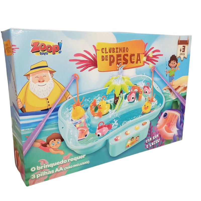 Brinquedo Jogo Pescaria Diversão Dia De Pesca Toca Música