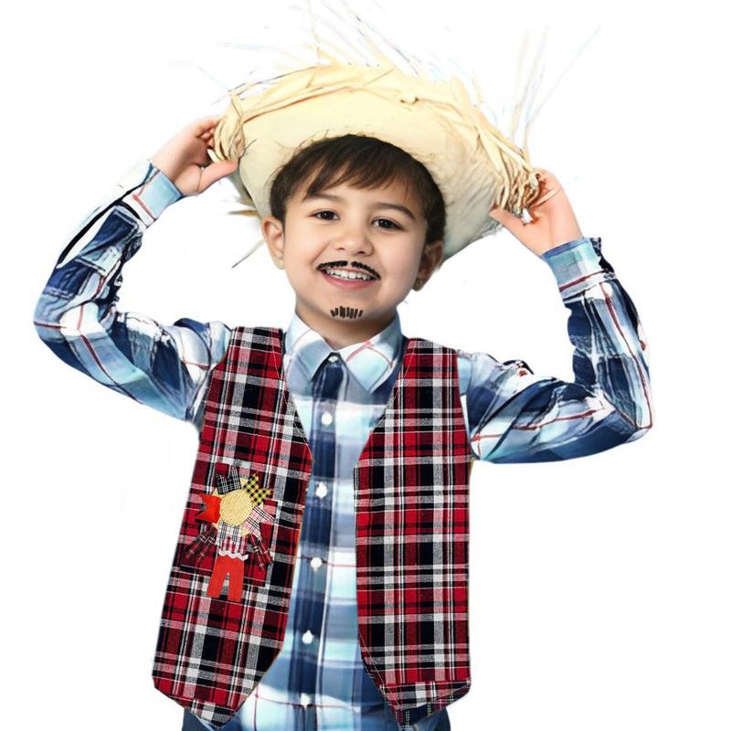 Colete Xadrez Infantil Menino Festa Junina Arraiá Manga Longa São - Main Image