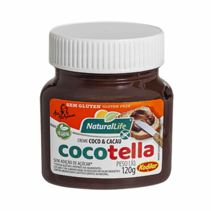 Creme Cocotella (Coco & Cacau) 120g NaturalLife Zero — NaturalLife
