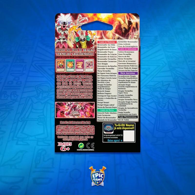 deck estrutural yugioh KONAMI Yugioh Deck Estrutural Saga Do Dragão Branco De Olhos Azuis :  Amazon.com.br: Brinquedos e Jogos