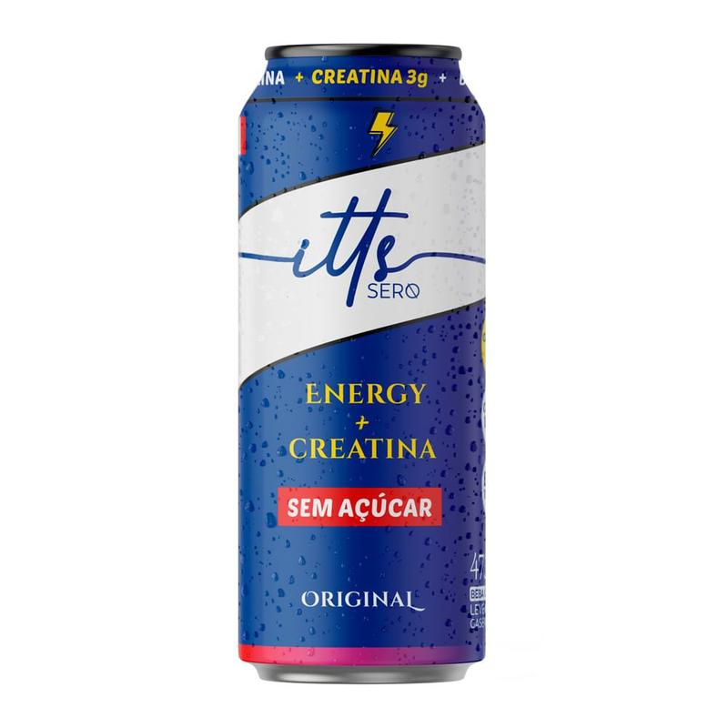 ITTS SERO ENERGY 473ML + CREATINA ORIGINAL SEM ACUCAR 473 ML