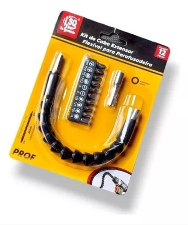 Kit Adaptador Eixo Flexível 10 Peças | Para Furadeira E Polir