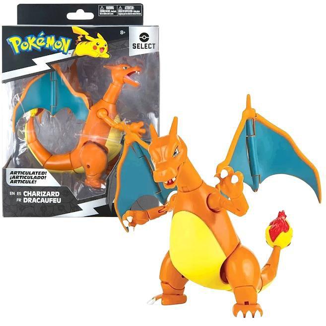 Brinquedo Boneco Articulado Pokemon Charizard 10 Cm Original Sunny