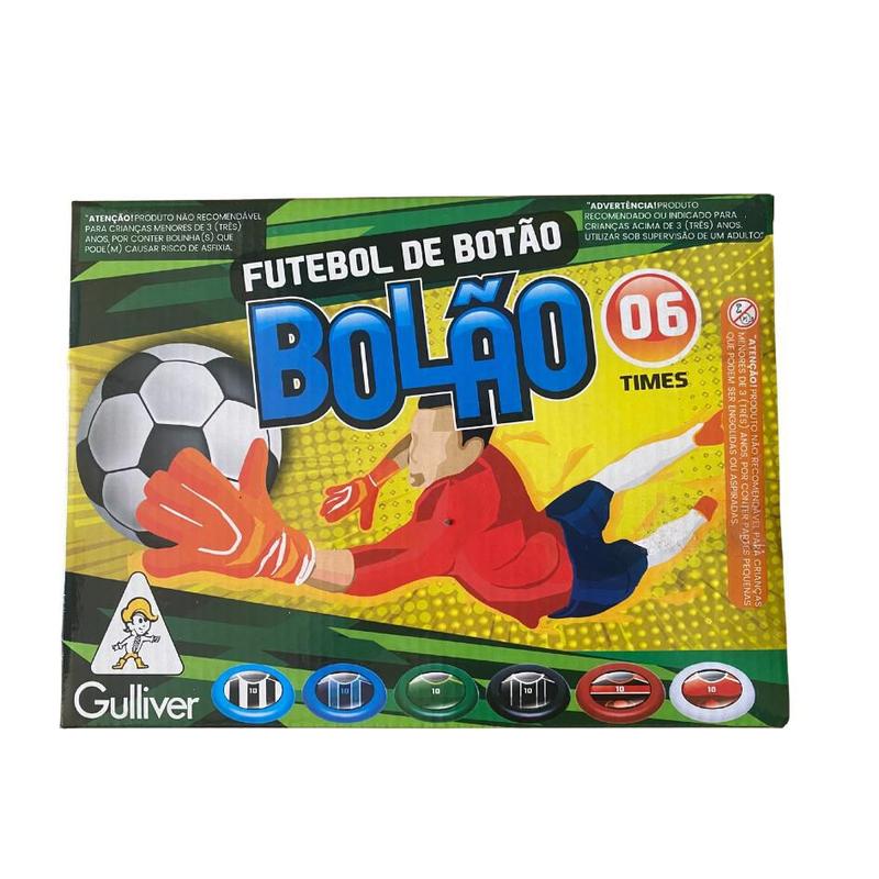 Futebol de Botão Dedobol Clássico Junges - Loja de Brinquedos - Pulo do  Gato em até 12x