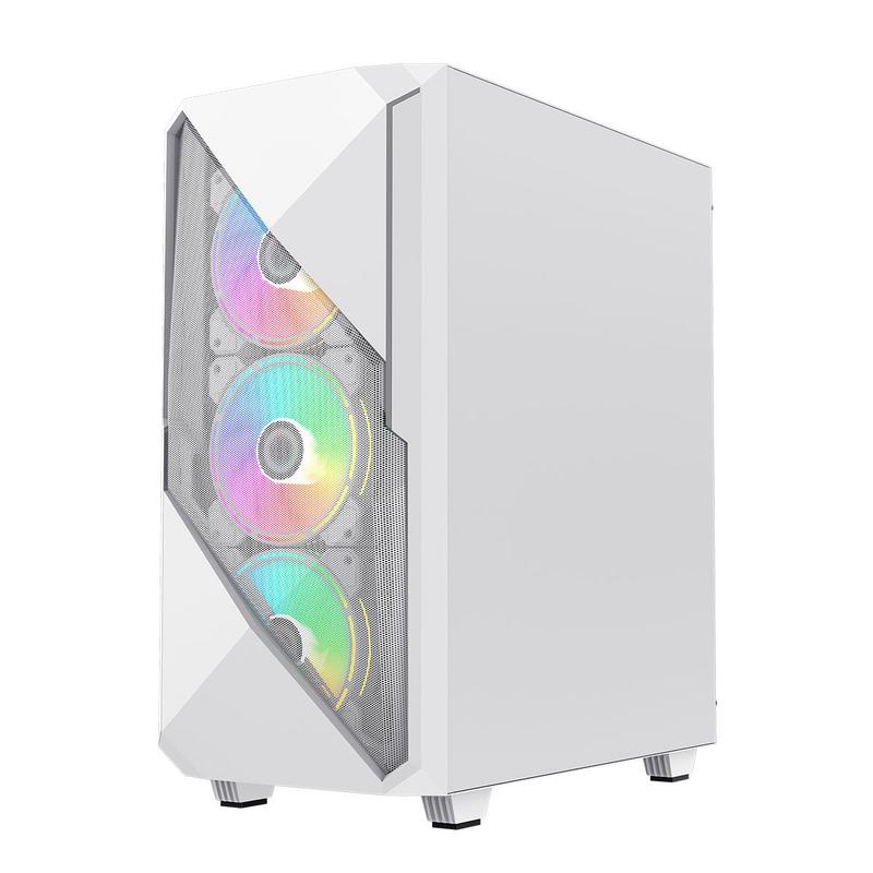 Gabinete Gamer Gamemax Revolt, Vidro Temperado, 3x Fans ARGB, Branco, Magalu Empresas