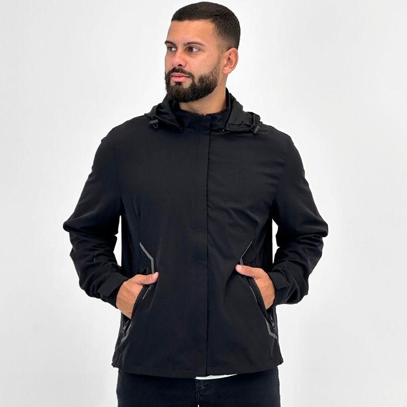 Jaqueta Broken Rules Corta Vento com Capuz Masculina Jaqueta