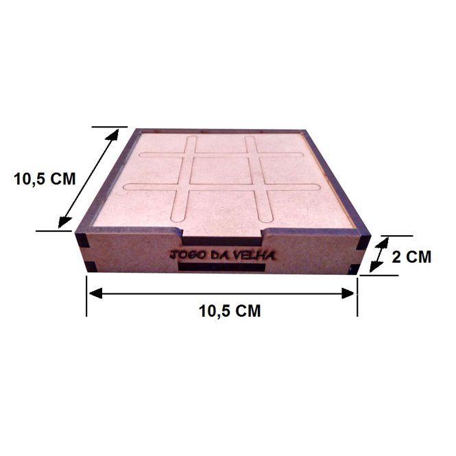 Jogo da velha MDF 1 tabuleiro brinquedo presente lembrancinha