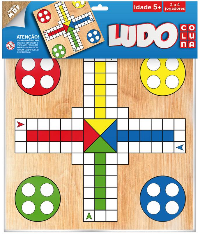 Divertido Jogo De Tabuleiro Infantil Super Ludo com 27 Cartas - pais e  Filhos, Magalu Empresas