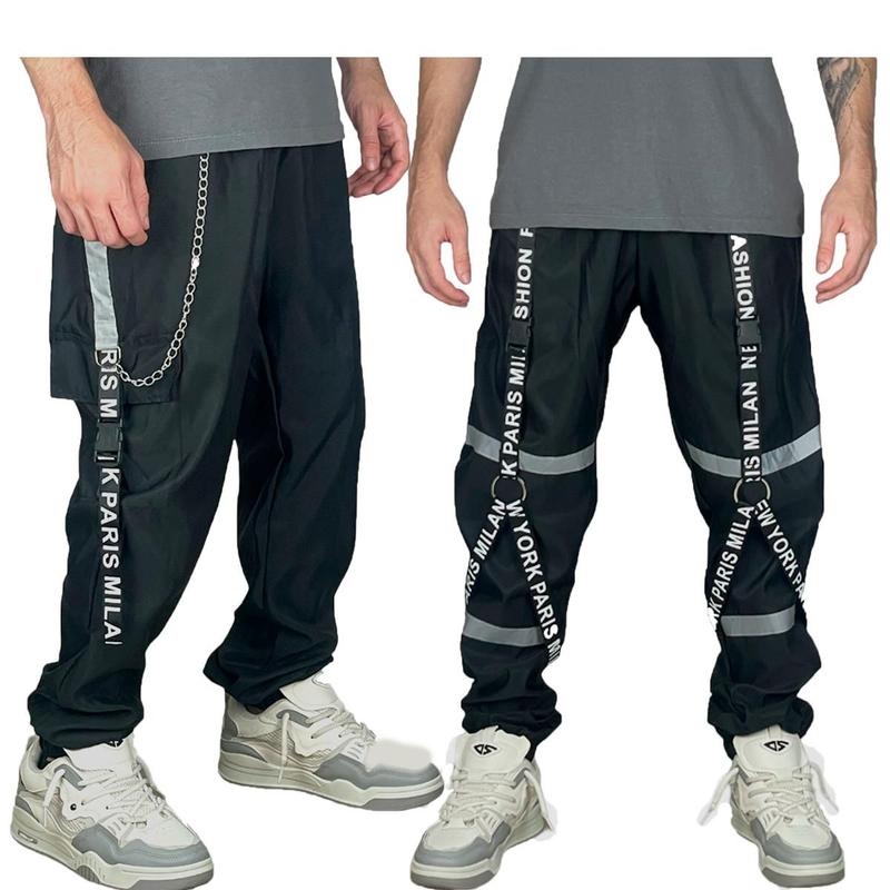 Kit Calça Gringa StreetWear Estampada Modelo Trapper Corta Vento