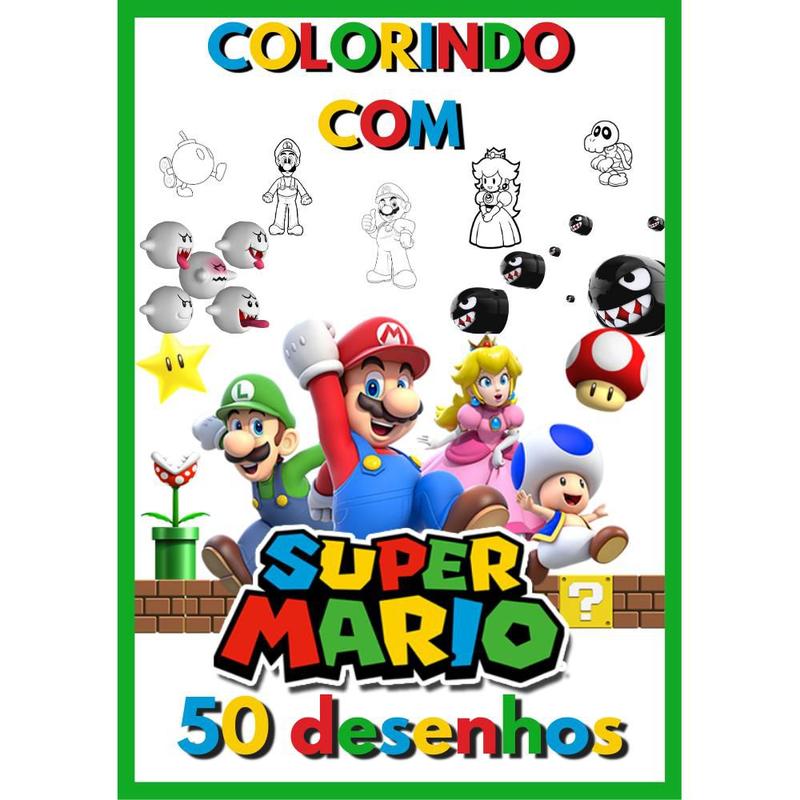 Kit 50 Desenhos Infantil P/ Colorir Sonic Envio Imediato