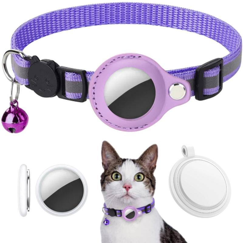 Coleira TAGHELP Para Gatos - QR Code E Refletiva Lua/Estrela