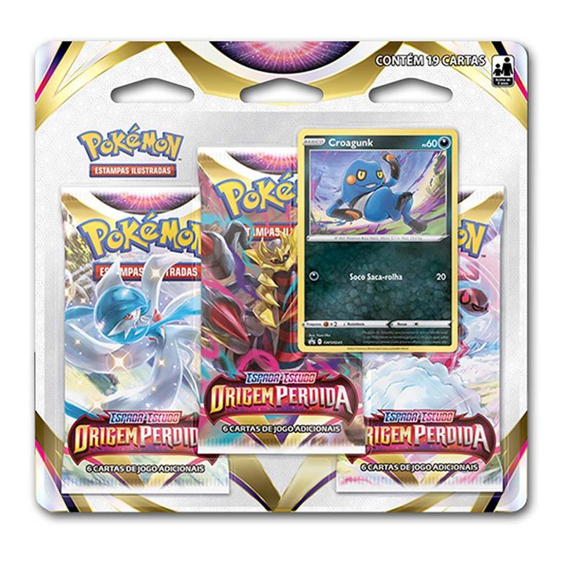 kit de Cartas Blister Triplo Pokemon Go 3 Pacotes + 1 Carta Copag - Deck de  Cartas - Magazine Luiza