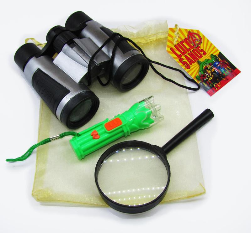 Kit Detetive Infantil - 15 Peças Para Festa E Brincadeira