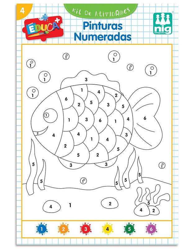 Kit Educativo 10 Atividades Jogo Infantil Pedagógico Educa+