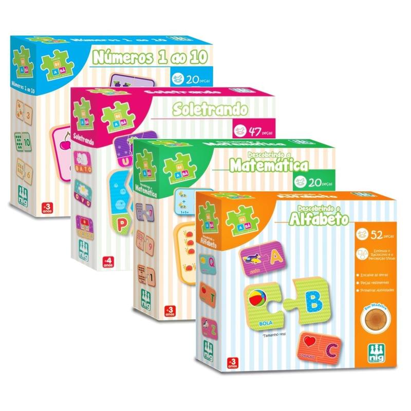 Jogo Infantil Big Box 4 Jogos Educativo Peças Grande Madeira - Paper Toy -  Jogos Educativos - Magazine Luiza