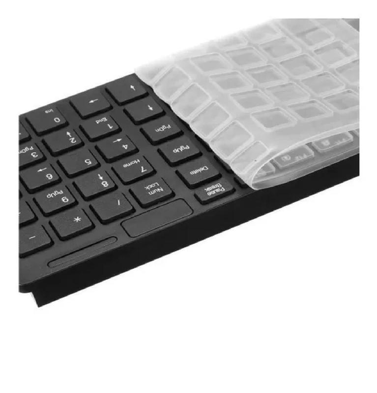 Kit Teclado E Mouse Sem Fio Wireless 3200dpi Com Capa