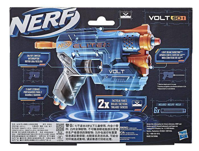 Lança Dardos Nerf Elite Volt SD-1 Com Mira a Feixe de Luz