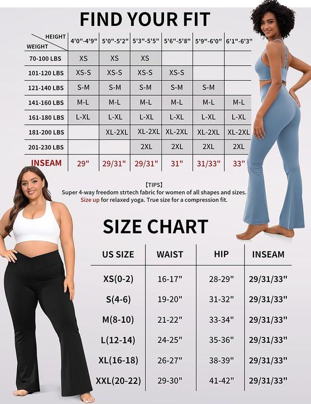 Legging Flare UEU Cintura Alta V - Controle Barriga E Perna Larga