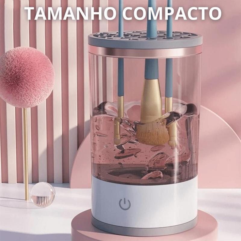 Limpador De Pincel De Maquiagem Lavador De Pincéis Elétrico