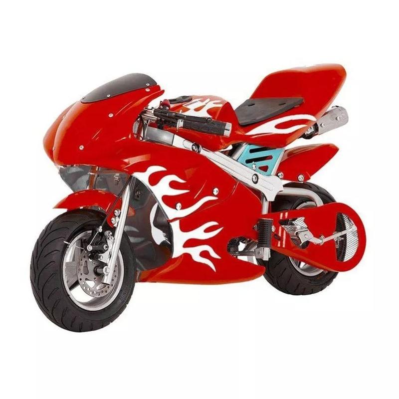 Mini Moto Infantil Esportiva 49cc Speed Gasolina 2 Tempos