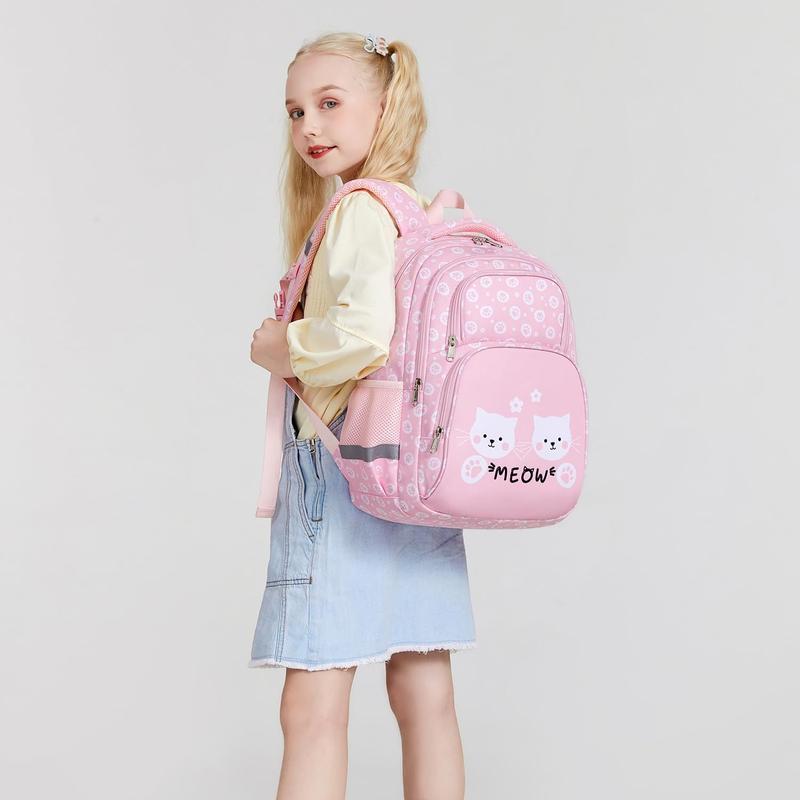 Mochila Escolar Infantil Abshoo Gatinha Fofa Impermeável