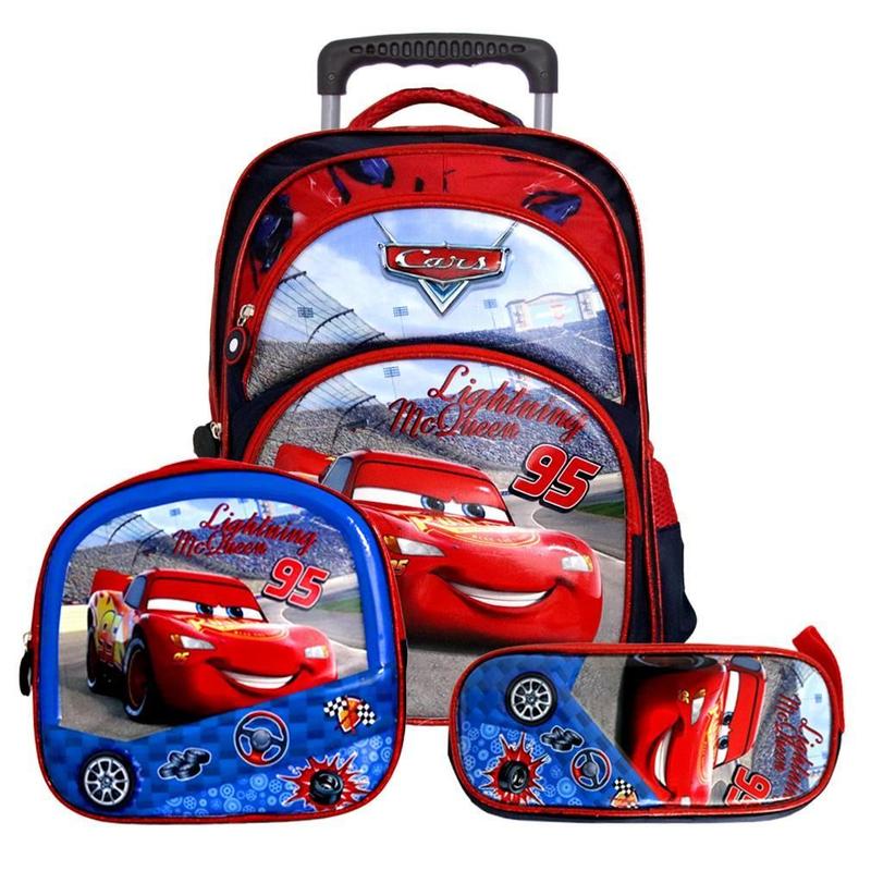 Mochila Infantil AIOMXZZ 3 Peças - Escolar, Lancheira, Estojo