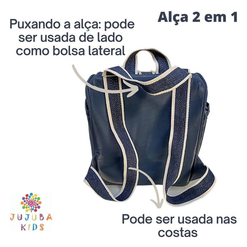 Mochila Bebê Maternidade Clio Multifuncional Masculina - Marinho