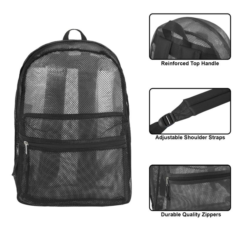 Mochila Transparente Trail Maker - 30x25x10cm Para Estádios E Praia