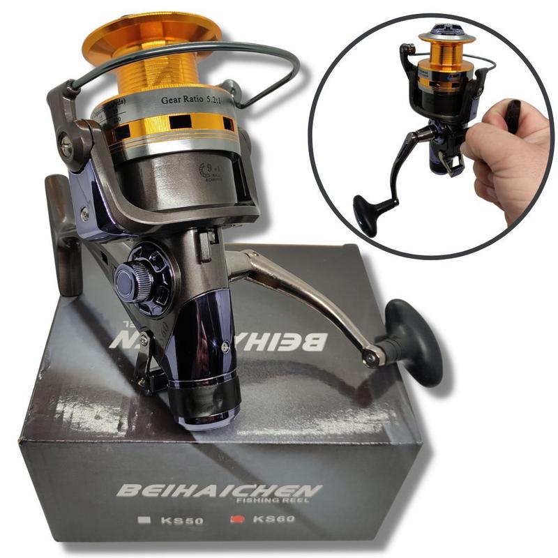 beihaichen fishing reel ks60 Beginner Light Weight Snakehead Combo Fish With Hanish Tackles * Fishing Reel Spinning Reel